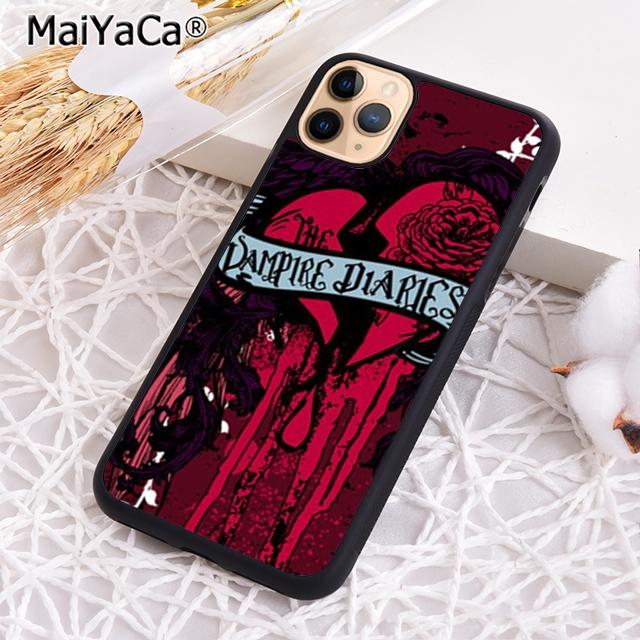 Дневники вампира кровь деймон Чехол для телефона для iPhone 17 Air 16 pro max 15 14 plus 12 13 Защитный чехол coque