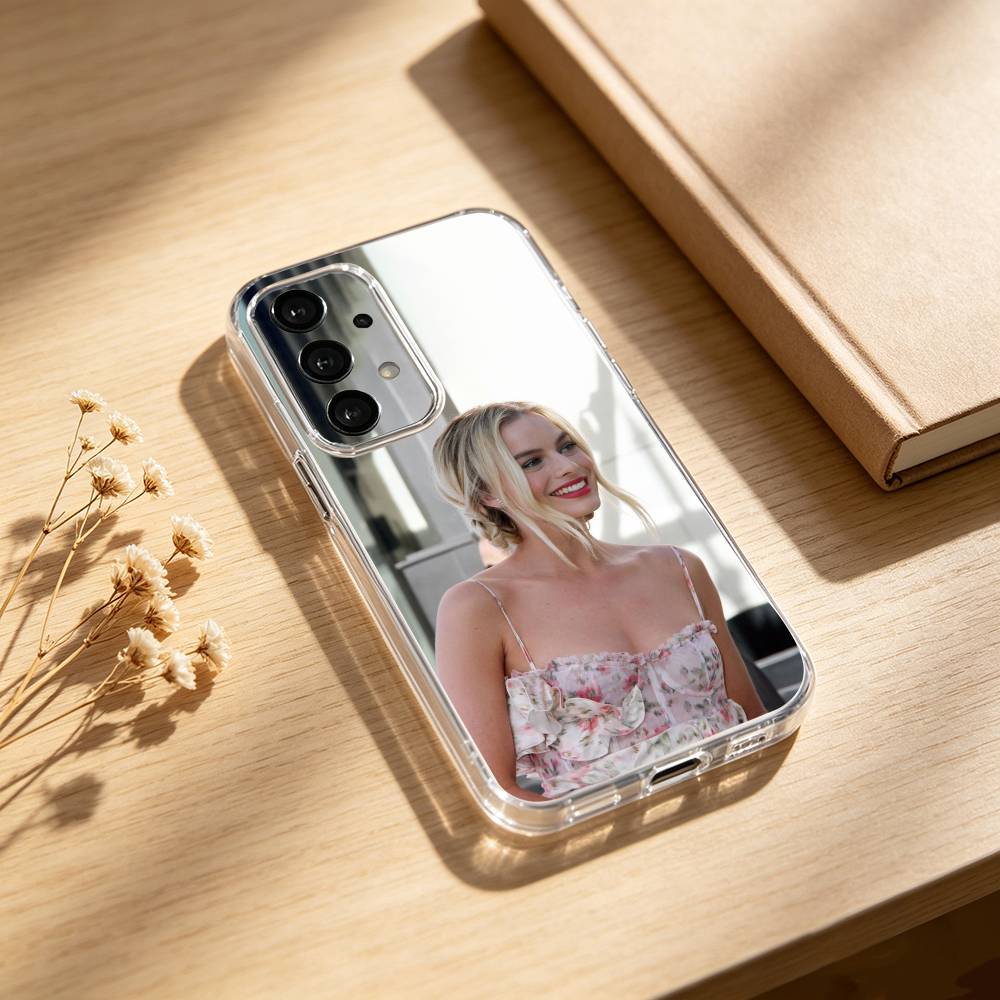 Чехол для телефона Марго Робби для Samsung S25,24,21,22,23,30,Ultra,20,Plus,Fe,Lite,Note Прозрачная крышка