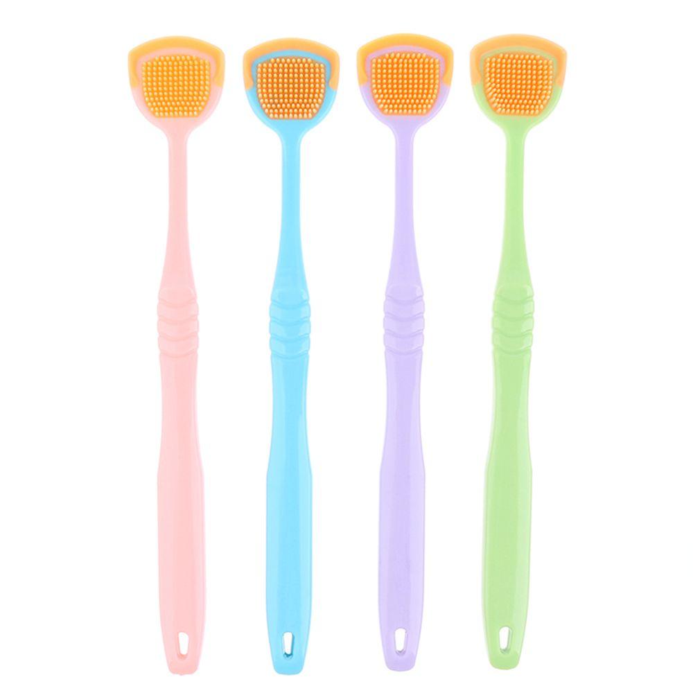 Головка Устранение неприятного запаха изо рта Щетка для чистки языка Очиститель языка Скребок для языка Щетка для чистки полости рта