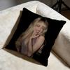 Popular SSabrina Carpenterful Cushion Cover Soft Decorative Pillow Case Suitable for Bedroom Sofa Car Travel Use
