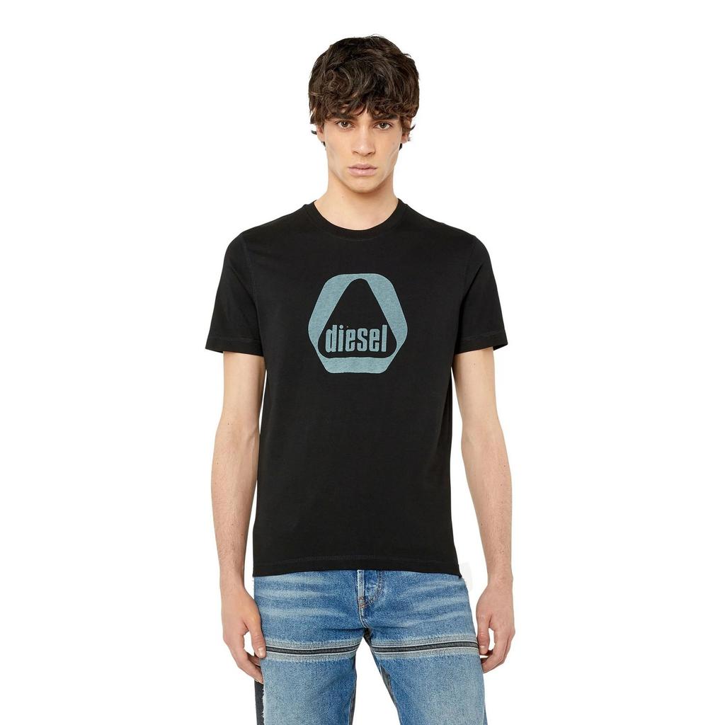 Diesel Mens Triangle Logo T-Shirt