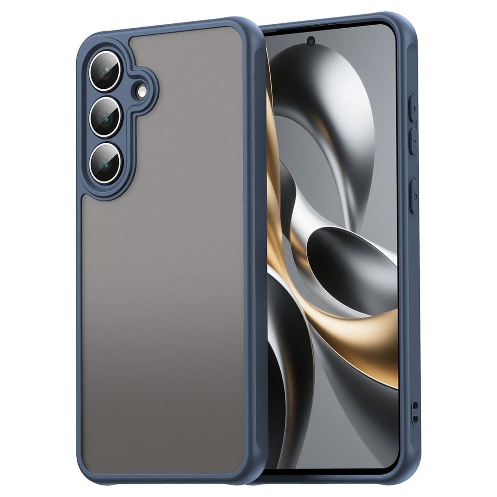 Для Samsung Galaxy S25 FE Чехол Ударопрочный С подушками безопасности Матовый Полупрозрачный ПК+ТПУ Задняя крышка телефона