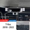 Автомобильный держатель для телефона для Volkswagen T-ROC 2018-2022 GPS Специальный гравитационный держатель для мобильного телефона Поворотный на 360 градусов Крепление Подставка