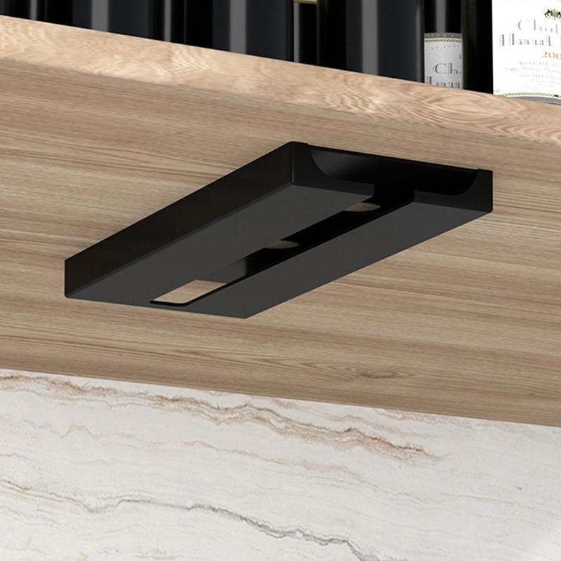 Подвесной держатель для кухонного шкафа с бесплатной перфорацией, подставка для бокалов для вина, многофункциональная классификация, держатель для бокалов и стеклянных чашек