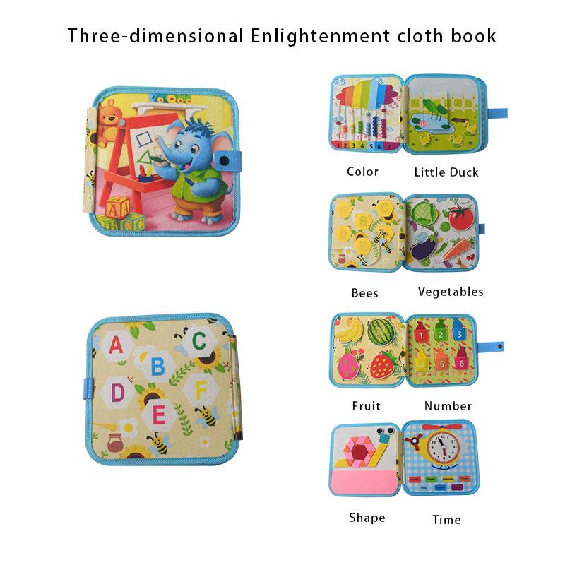 Ферма животных Фетровая книжка-история: Книжка для раннего развития малыша