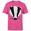 Badger Animal Face Ani Mates Unisexs Funny Novelty TShirt OrP1A2