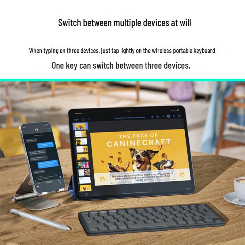 Logitech Keys-To-Go 2 Wireless Portable Bluetooth Keyboard