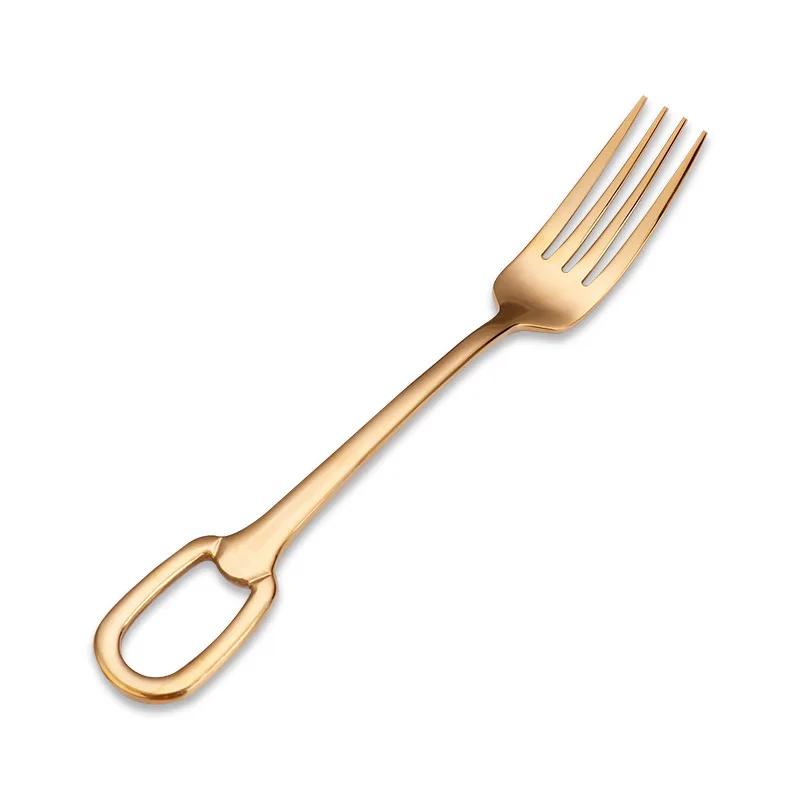 Столовые приборы из нержавеющей стали 304 с отверстием для подвешивания, стальная струна, чай, кофе, маленькие ложки