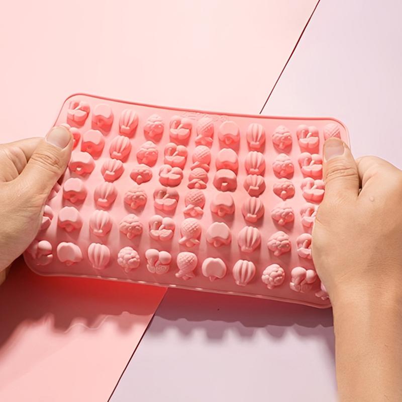 Силиконовые формы для мини-мармелада пищевого качества, формы для DIY конфет и печенья, термостойкие формы для выпечки