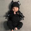 Черная летучая мышь с рисунком косплея, детские пижамы, боди для младенцев, одежда с длинными рукавами для малышей, одежда для мальчиков и девочек, детские комбинезоны, костюмы, костюм на Хэллоуин