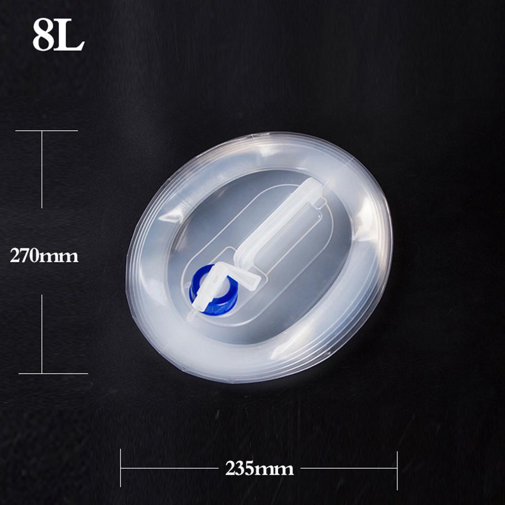 Портативный складной контейнер для воды большой емкости с краном, кувшин для хранения воды в кемпинге