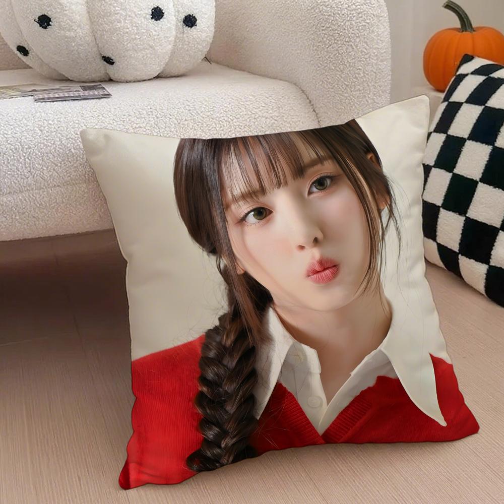 actor classic CChoi Ji Woo Cushion Cover Throw Pillow Cover Hidden Button Durable Polyester Chair Cushion