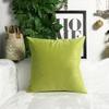 Plain Color Pillowcase Plush Throw Pillowcase Suede Decorative Pillowcase