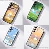 Милый Чехол BuBu DuDu для Телефона Samsung S25, S24, S21, S22, S23, S30, Ultra, S20, Plus, Fe, Lite, 5G Черный
