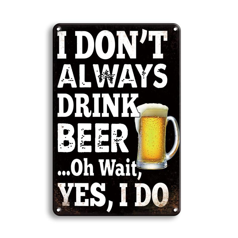 INEED вывеска для пива винтажный настенный декор металлическая жестяная вывеска ретро украшения тарелка табличка человек пещера клуб бар вывеска настенные художественные плакаты