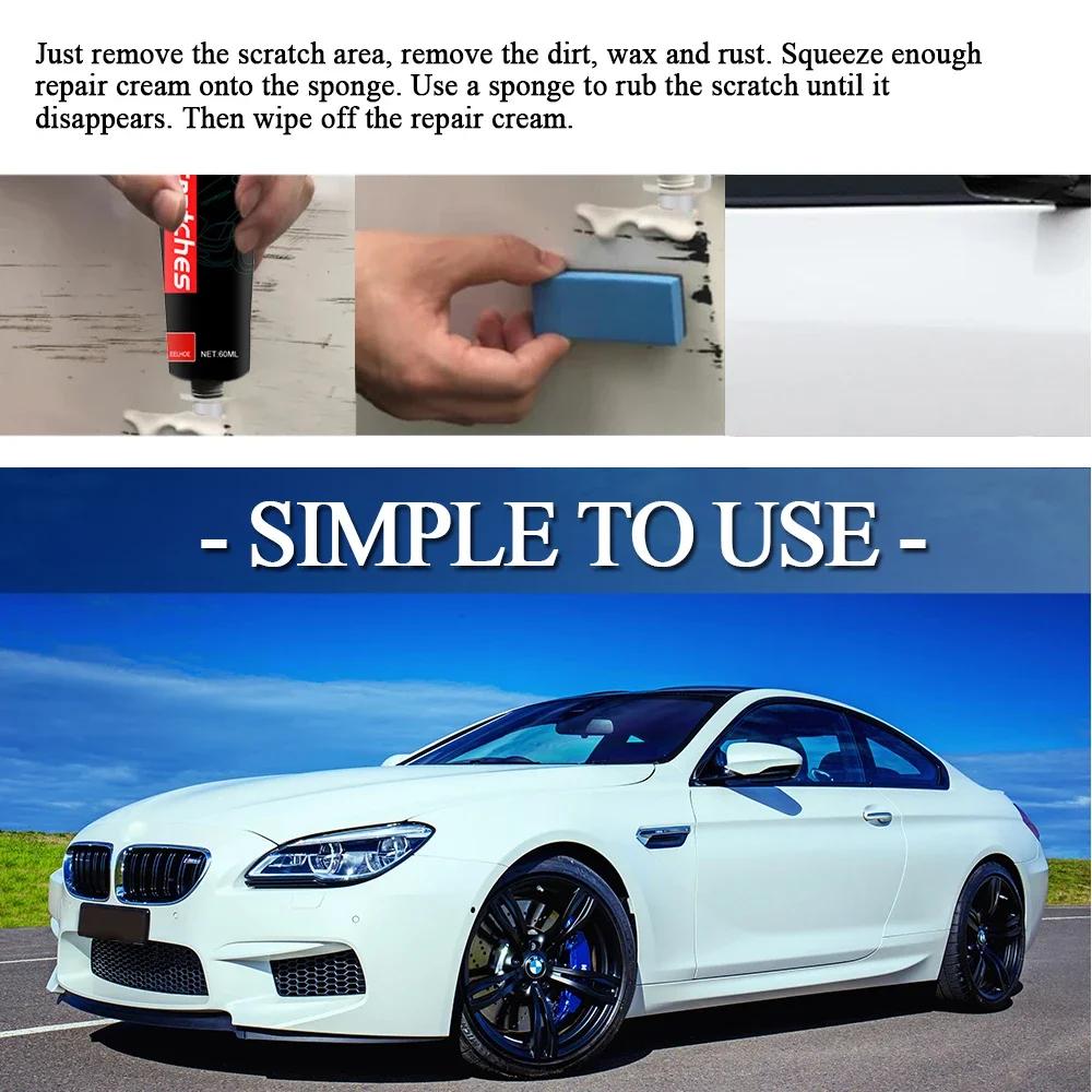 Паста для полировки царапин автомобиля, очищающий дезактивирующий воск для лакокрасочного покрытия, ремонт царапин, восстанавливающая паста, автомобильный воск для ремонта, новый