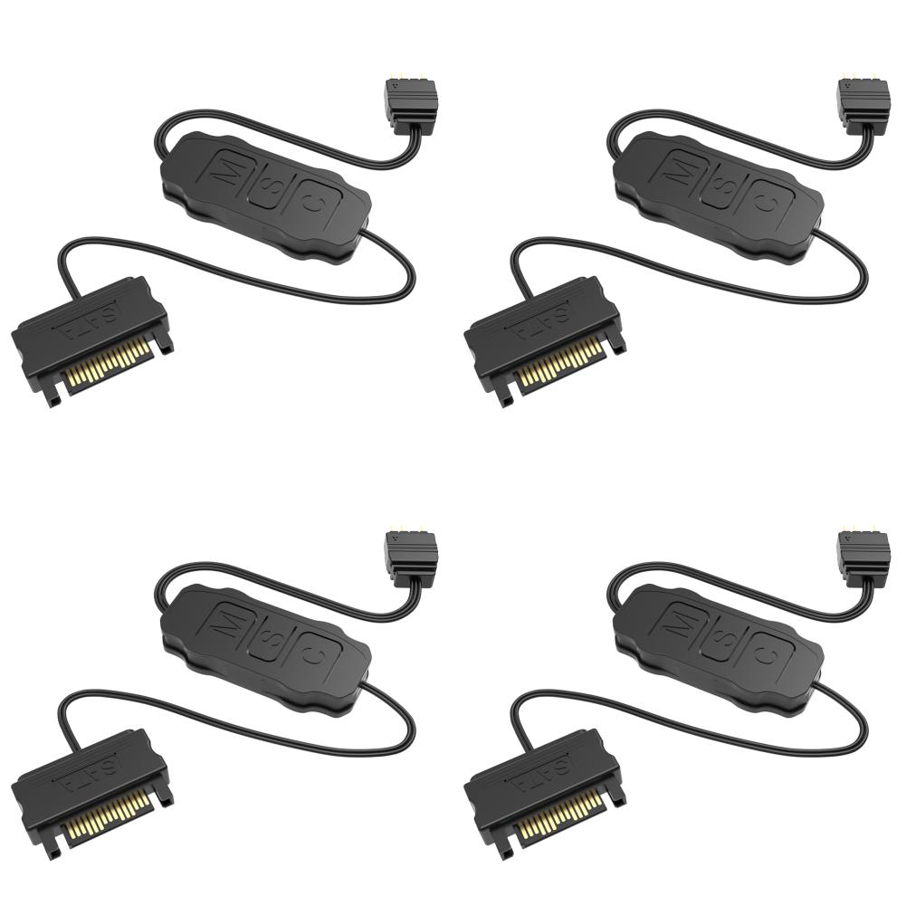 1-10 шт. 5V 3PIN ARGB Контроллер ARGB 5V 3PIN к SATA Интерфейс Удлинительный кабель RGB Синхронизация Кабель Контроллера для вентилятора ПК, светодиодной ленты