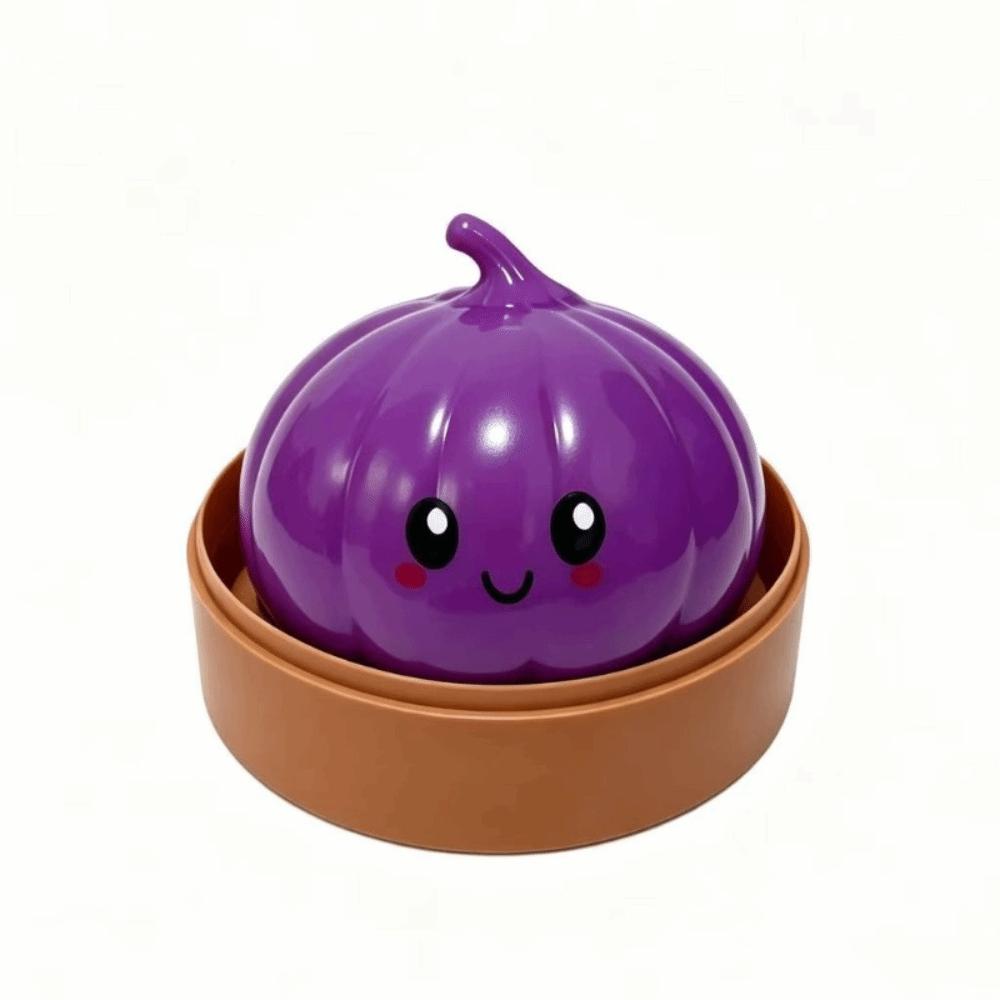 Slow Resilience Dumpling Squishes Toy With Steamer Bun Sensory Balls Home Decoration
