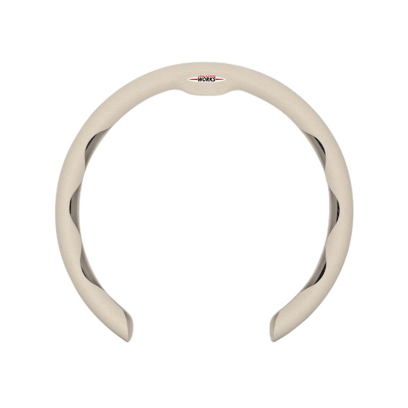 BBIH8 2026New Leather Fabric Car Steering Wheel Cover Valve Cap Accessories For BMW X1 X2 X3 X5 X4 X6 X7 iX3 F20 F10 F07 E70 E46 E90 E