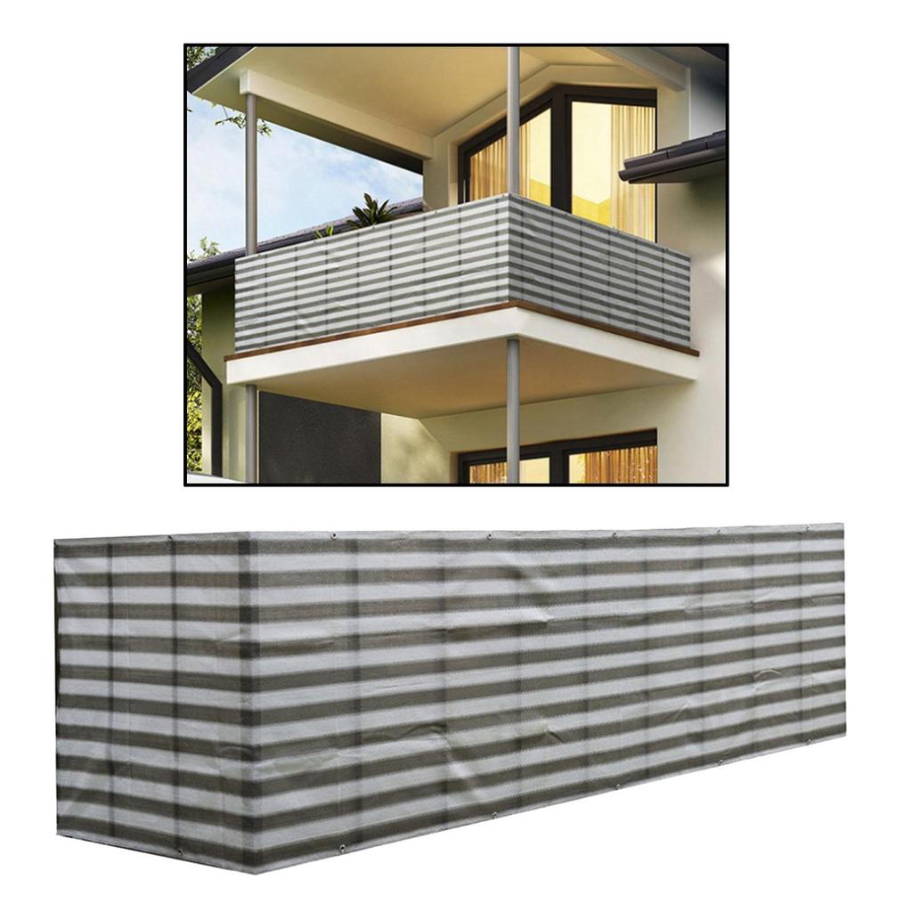Commercial Fence Privacy Screen Windproof Cooling for Balcony Patio Pool