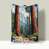 Park S-Sequoia National Park Throw Lightweight 240g Flannel Blanket Soft Skin-friendly for Summer Cooling