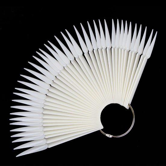 Острые накладные кончики ногтей, польский цветной инструмент для салона маникюра