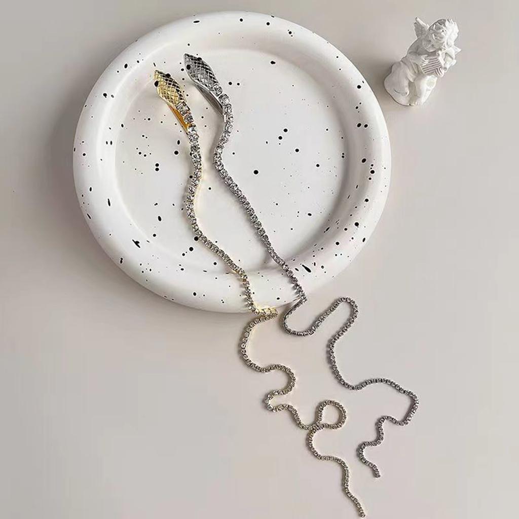 Заколки-змейки Крутые аксессуары для волос Головные уборы Элегантная заколка-змейка Сплав Материал Подарок для девочек и женщин