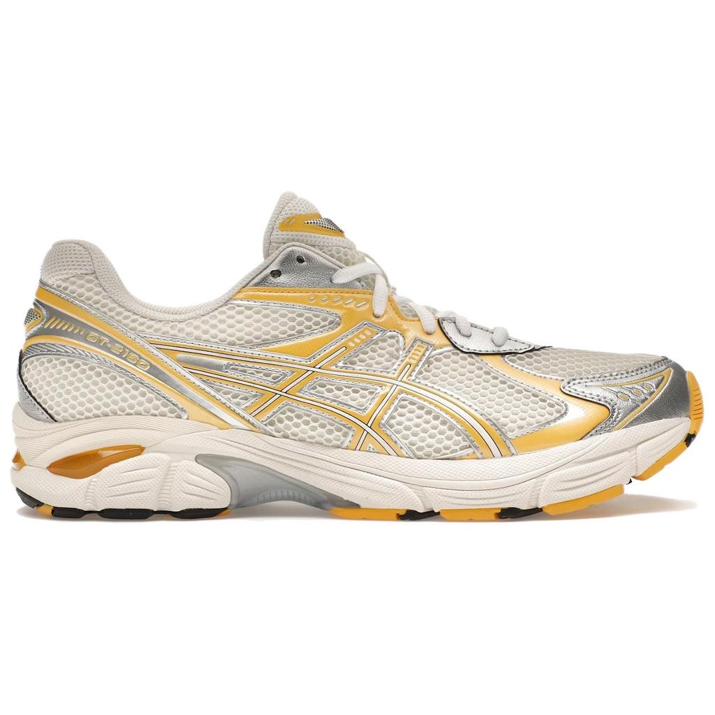 KITH x ASICS GT 2160 Износостойкие Низкие Кроссовки для Бега Унисекс Белые Желтые Кроссовки 1203A994-100