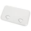 Compartment Access Hatch Plate White Inspection Yacht Cover RV Ship Part White Plastic Watertight Marine Boat Caravan Deck 23.86x13.90""