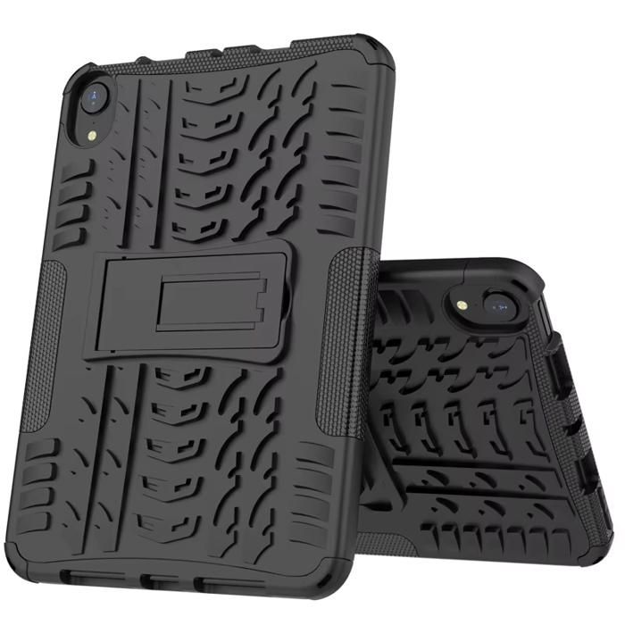 Coque Antichoc pour iPad 11 (2025) A16 11'' - iPad 10 (2022) 10,9'' - Noir - Protection optimale - robuste - support intégré
