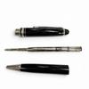 Отличная шариковая ручка MONTBLANC Meisterstück Platinum Line черная мужская Б/У