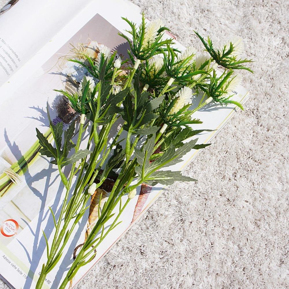 Искусственная ветка морского падуба с эффектом реального прикосновения, ручная работа, искусственные цветы, декор для свадебной вечеринки