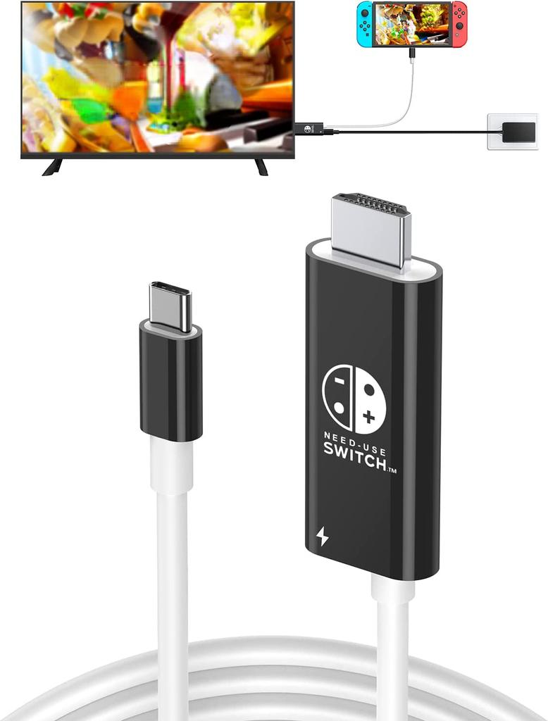 Портативная док-станция Switch USB Type C - HDMI-кабель-переходник для режима док-станции TV, совместимая с Nintendo Switch, Steam Deck