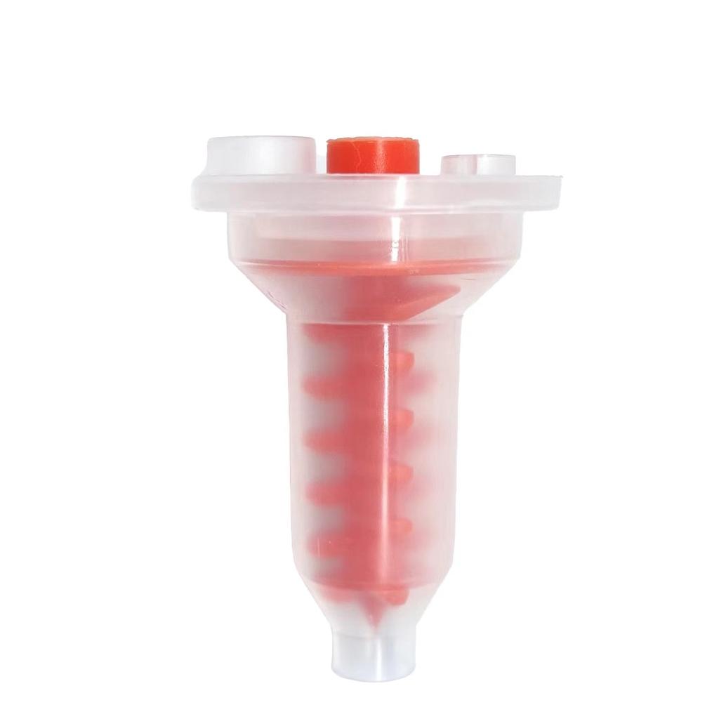 50 шт./пакет, красные стоматологические насадки для динамического смешивания, насадки для впечатления