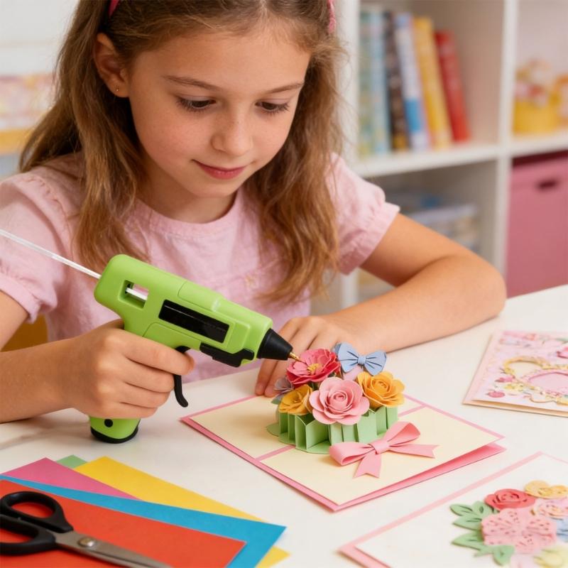 Rechargeable Hot Adhesive Device Thermal Adhesive Tool Features Ergonomic Handle 20Sticks For Artistic Creation Hot Melt Device