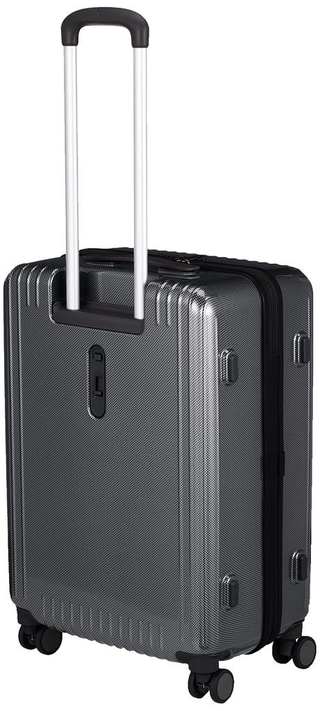 Suitcase Carry Case Carry Bag M Size 3 Nights 4 Days 4 Nights 5 Days 52L Caster Stopper Twin Wheel Casters Palisade 63 Cm Black Carbon [Ace Tokyo]