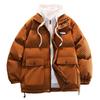 Men's Hooded Padded Down Jacket Winter Warm Damp Coat