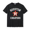 Забавная футболка Houston Asterisks Trashtros Cheated Houston Cheaters, повседневная футболка, забавные топы, рубашки, хлопковые мужские забавные футболки