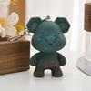 Starry Bear Acrylic Chameleon Keychain Color Changing Christmas Festival Gifts