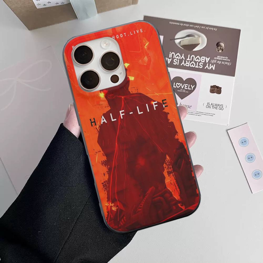 Чехол для телефона Half Life Для iPhone 17 16 15 14 Plus 11 12 13 Pro Max Ударопрочная Защита Мягкая Задняя Крышка