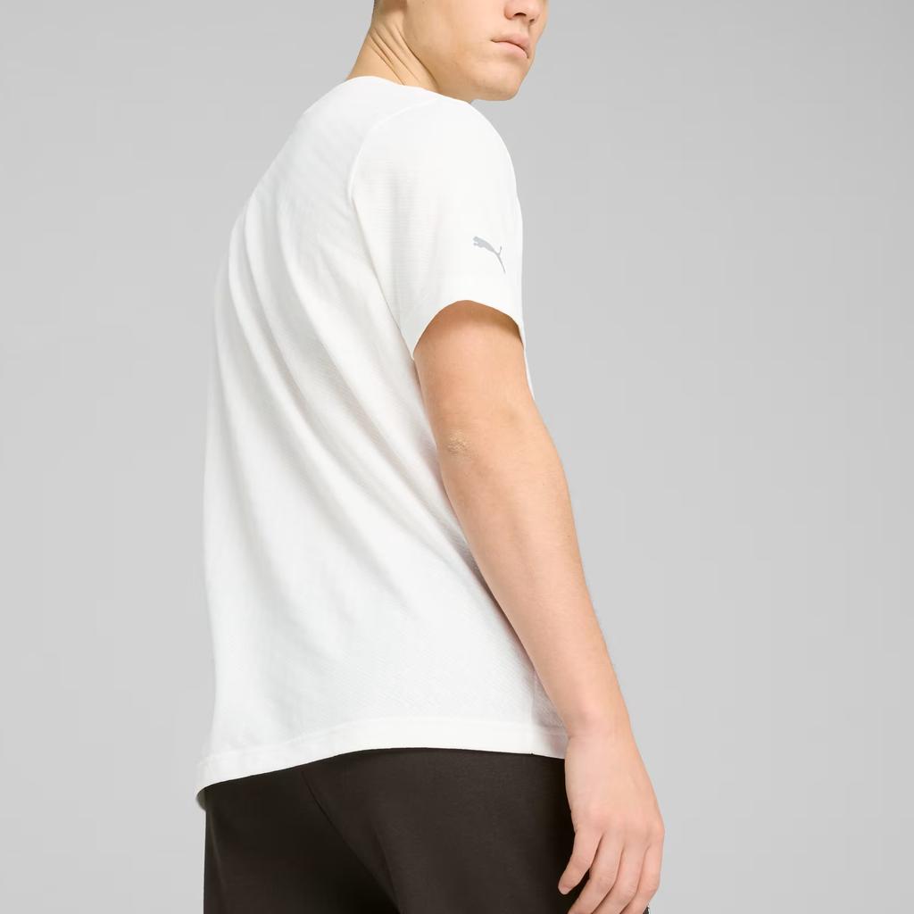 Men's PUMA Bmw M T-Shirts Men's White Crew Neck Moderate