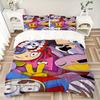 3Pcs Cartoon Characters Gathering Bedding Sets For All Sizes New 3D Printed Bed Cover Comforter Duvet Cover Pillowcase Bedroom Decoration