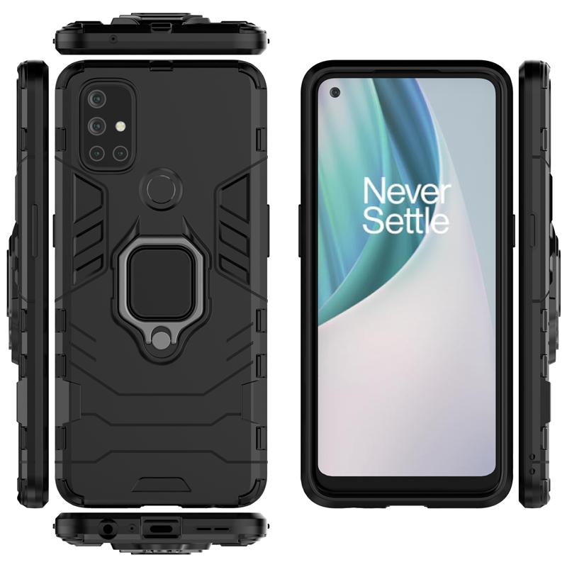 Для Oneplus Nord N10 5G чехол TPU бампер магнитный держатель кольца силиконовая защитная задняя крышка One Plus Nord N10 чехол для телефона Nord N10 5G