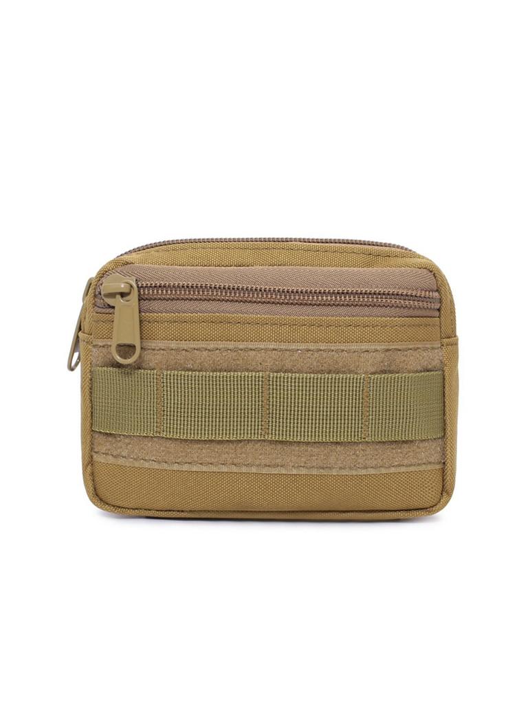Двухслойная EDC сумка Мужская Тактическая поясная сумка на ремне Molle Нейлоновая поясная сумка-кошелек Аксессуары для кемпинга и охоты Утилитарная сумка