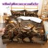 Medieval MachineryPattern Bedding Quilt Set Quilt Cover Pillowcase Home Decoration Birthday Gift (1 * duvet cover + 2 * pillowcase, without core)