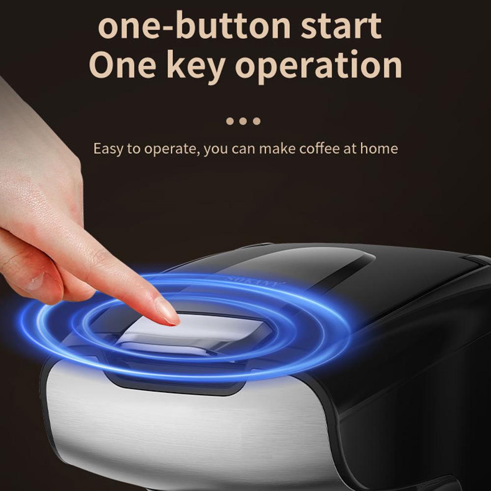 Электрическая капсульная кофеварка эспрессо и капельная кофеварка на одну порцию, 300 мл