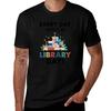 Everyday Should Be Library Day Vintage color TShirt Minimal Art Print TShirt