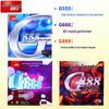 Профессиональная настольная ракетка Double Happiness G888 с накладками G666 (инвенторные) и G555 (нападающие, липкие).
