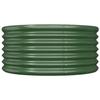 Jardinière de jardin - Maison Exclusive - Acier galvanisé - Ø80 cm - Vert