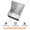 28"x20"x17" Drop in Ice Chest Ice Cooler Ice Bin Stainless Steel w/Cover